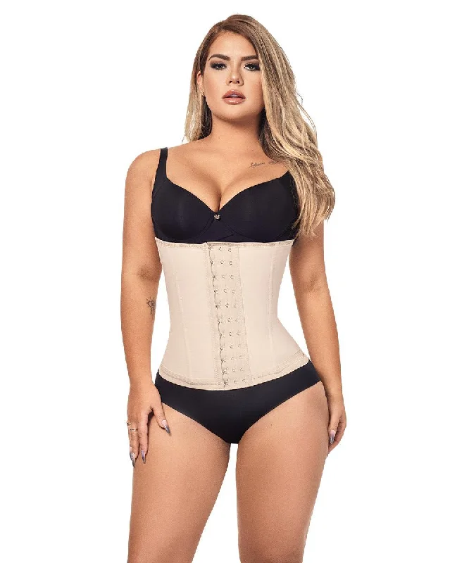 Faja cinturilla Caribe tipo corset con broches centrales moldeadora (Ref. O-061)