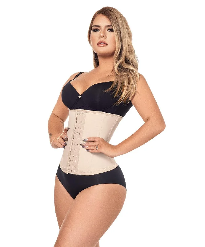 Faja cinturilla Caribe tipo corset con broches centrales moldeadora (Ref. O-061)