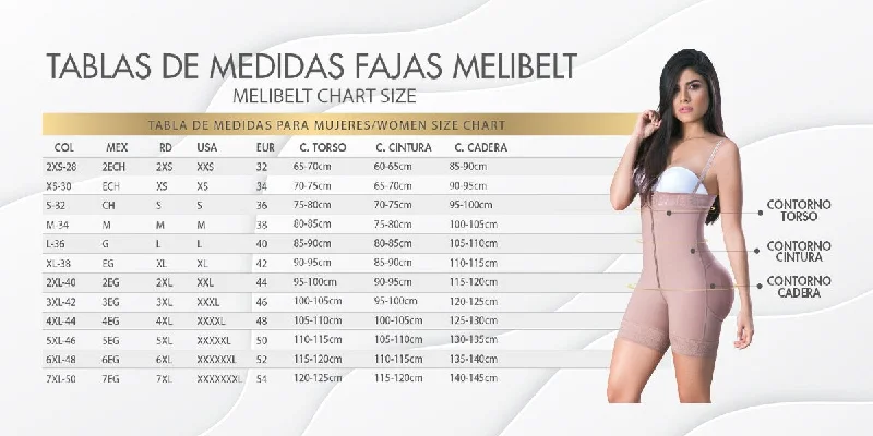 Fajas Colombianas Melibelt 3015 Plus size