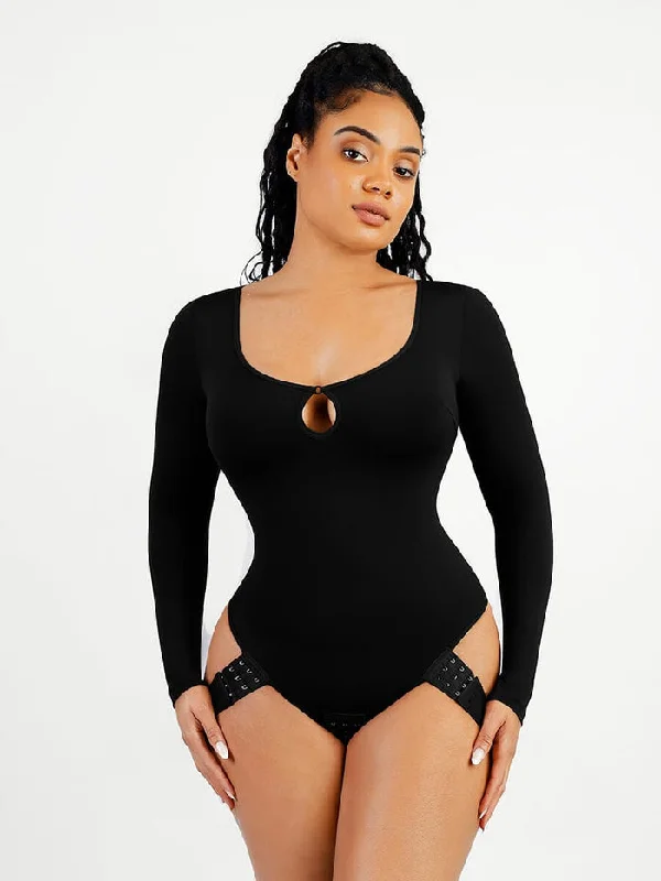 Long Sleeve Scoop Neck Bodysuit