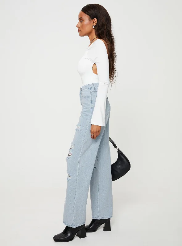 Bilston Boyfriend Jeans Light Wash Denim