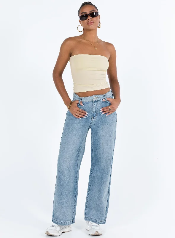 Brigid Jeans Mid Wash Denim