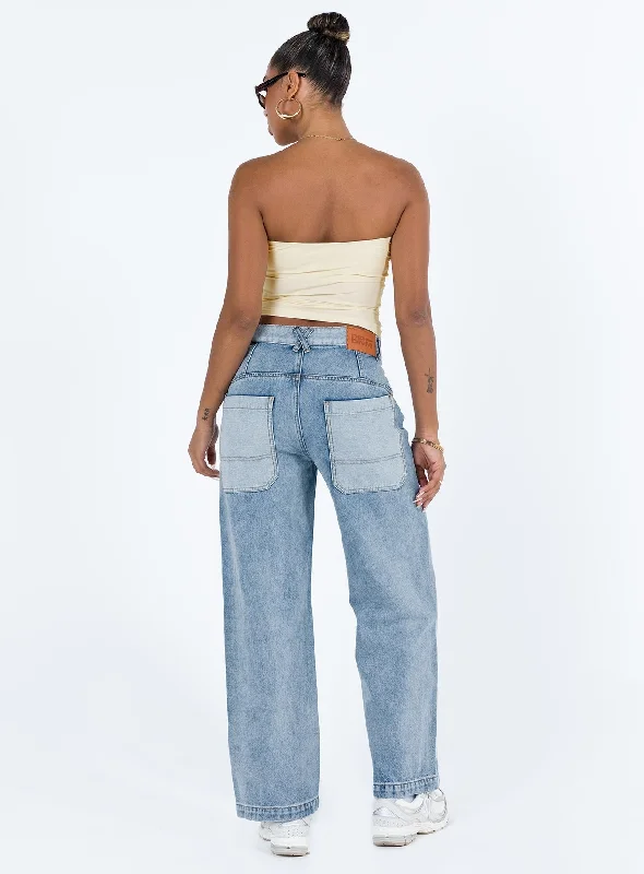 Brigid Jeans Mid Wash Denim