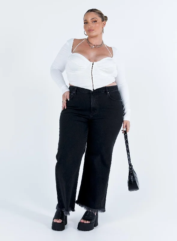 Carey Denim Jeans Black Curve