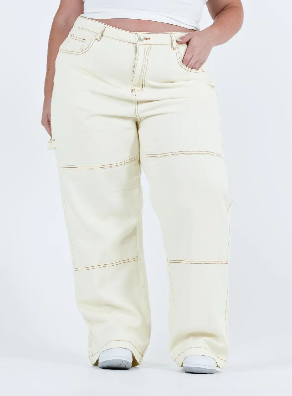 Copeland Jeans White Curve