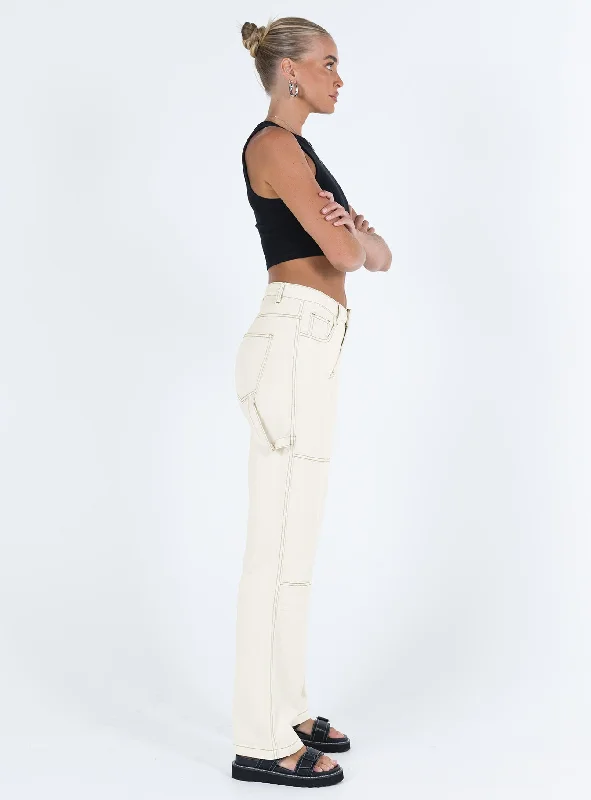 Copeland Jeans White Tall