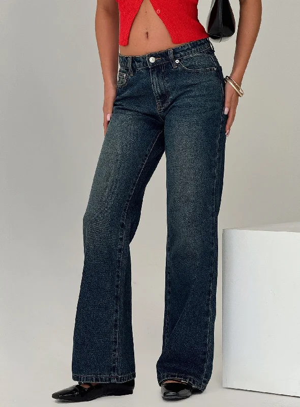 Cybele Straight Leg Jean Dark Denim