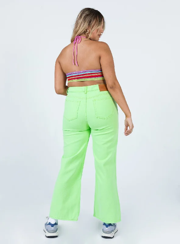 Denver Denim Jeans Lime Green