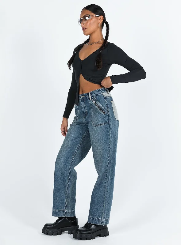 Nataly Jeans Dark Wash Denim