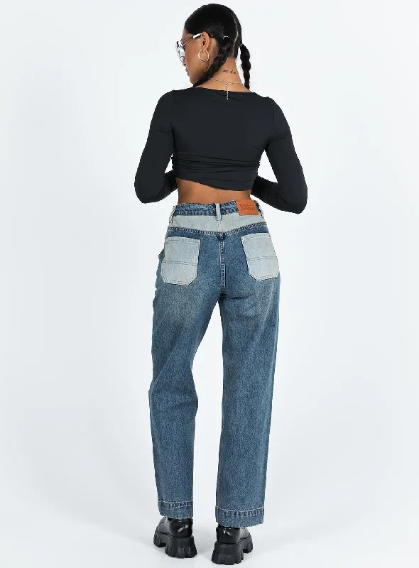 Nataly Jeans Dark Wash Denim