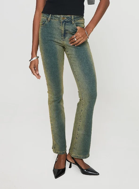 Sandman Flare Jeans Antique Wash