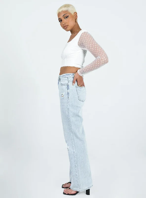 Tanya Straight Leg Jeans Denim