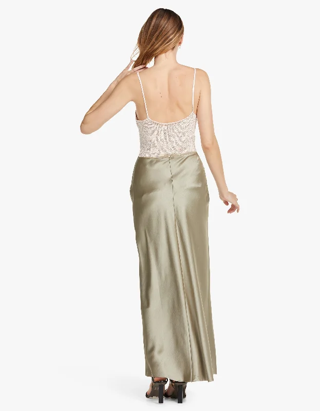 Anniston Maxi Skirt - Olive