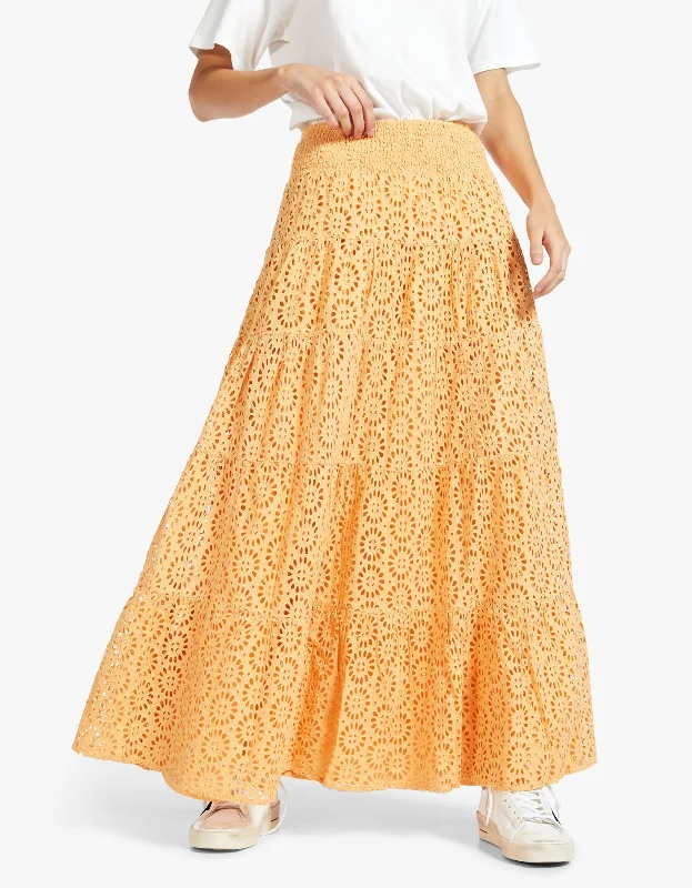 Mazie Skirt - Light Tangerine