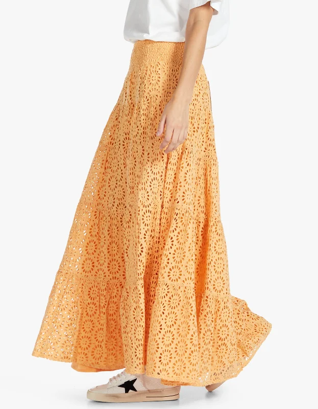 Mazie Skirt - Light Tangerine