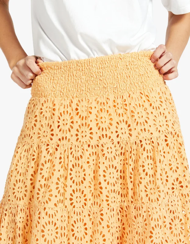 Mazie Skirt - Light Tangerine