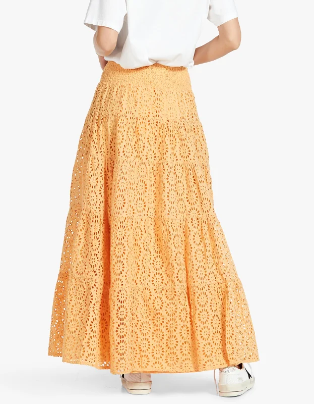 Mazie Skirt - Light Tangerine