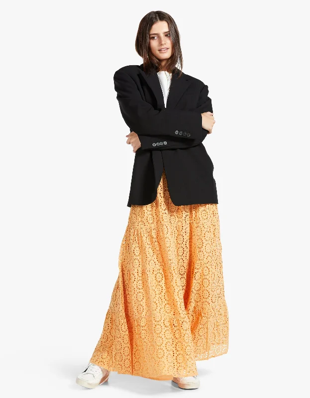 Mazie Skirt - Light Tangerine