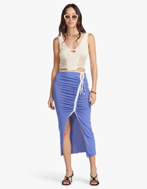 Defy Knit Skirt - Jacaranda