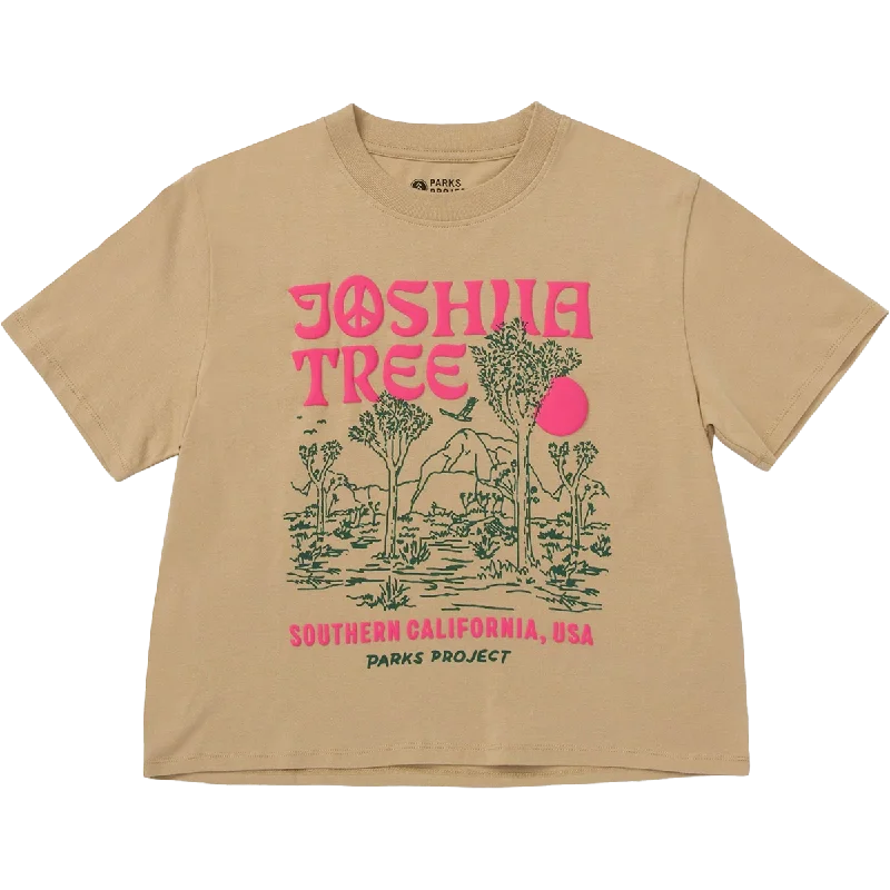 Women's Joshua Tree Puff Print Boxy Tee