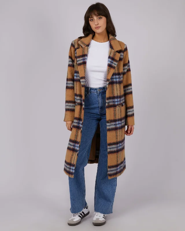 All About Eve Aubrey Check Coat