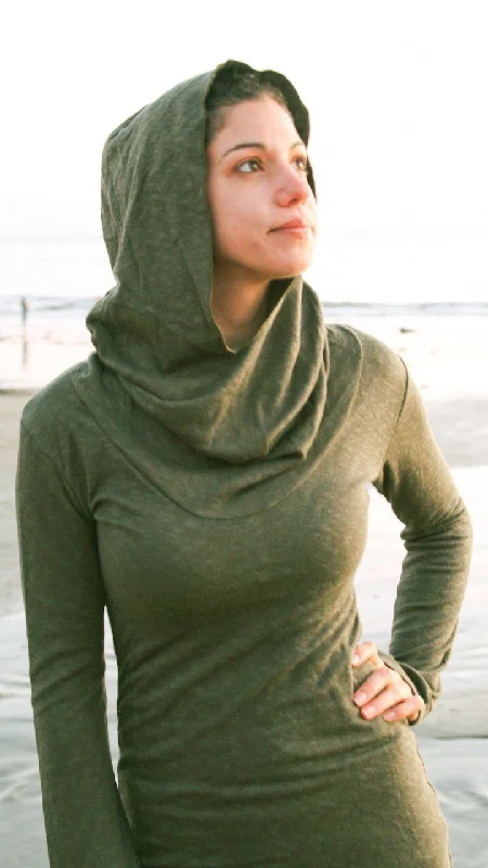 Long Neck Cowl Hoodie