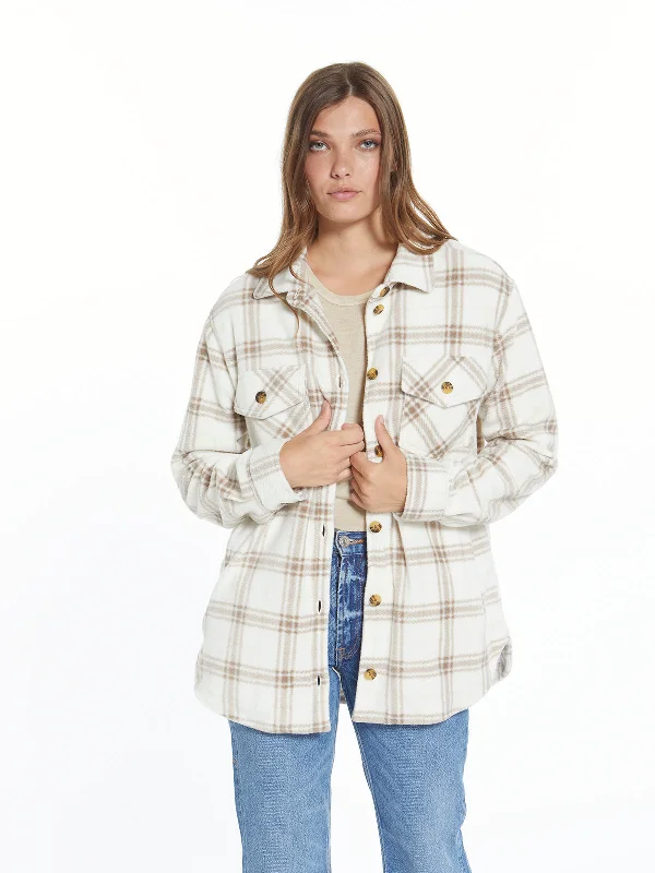 Cedar Cream Plaid / XS / Final Sale