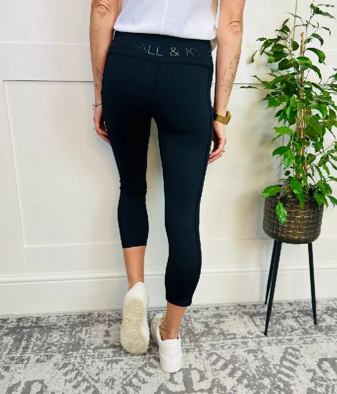 Black Kendall & Kylie High Waisted Leggings