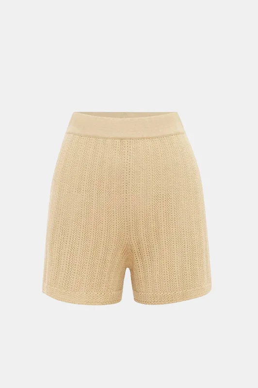 Dylan Knit Short in Beige