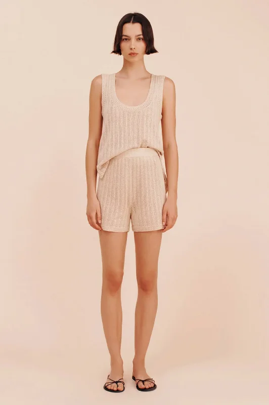 Dylan Knit Short in Beige