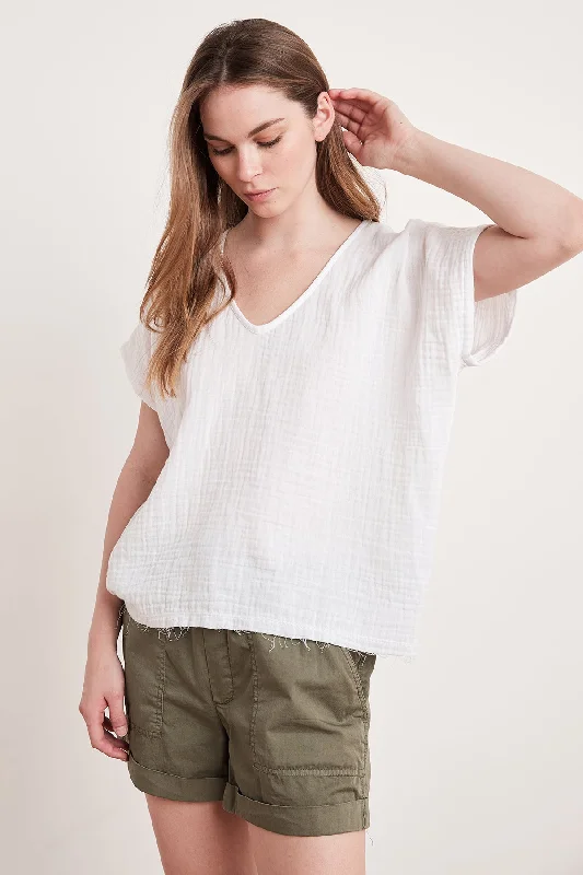 WHITE-COTGAUZE / x-small