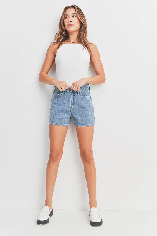 Just USA Mom Shorts Medium Denim