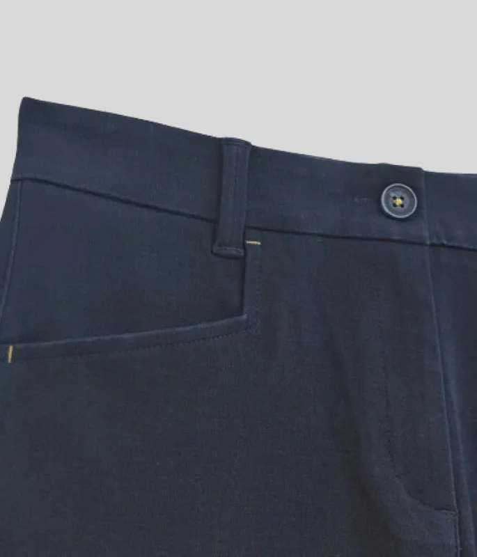 Navy Sienna Stretch Trousers