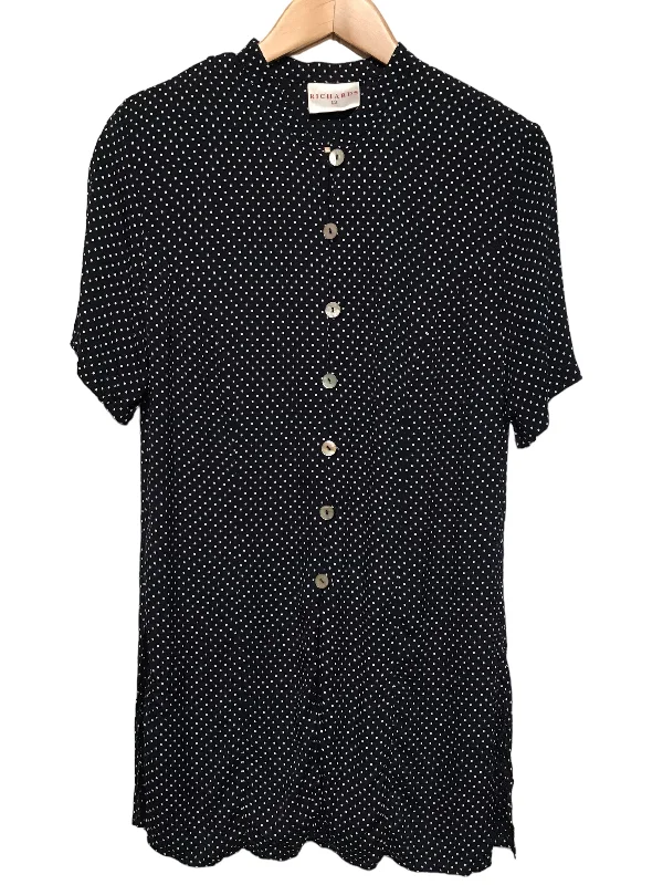 Richards Polka Dot Long Top (Size L)