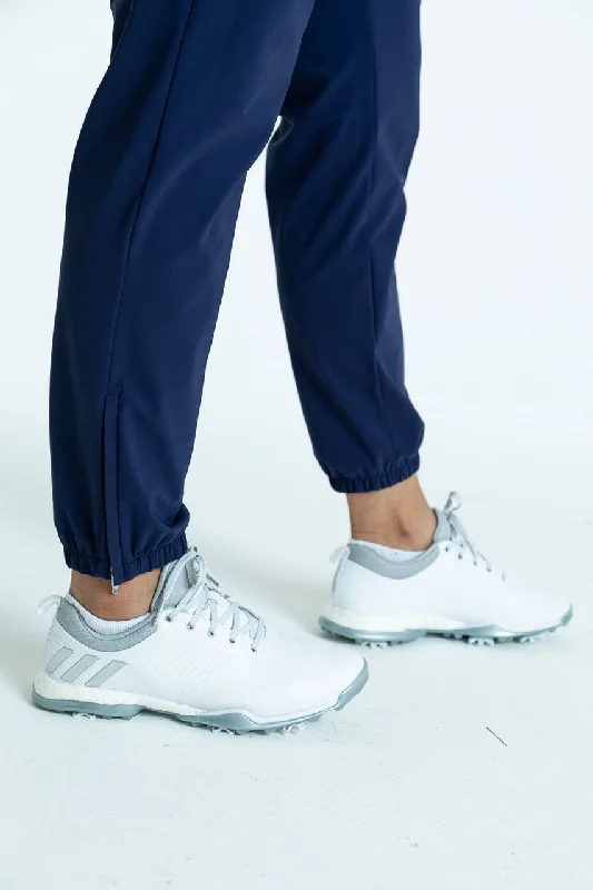 Tailored and Trim Golf Jogger Pants - Navy Blue - FINAL SALE