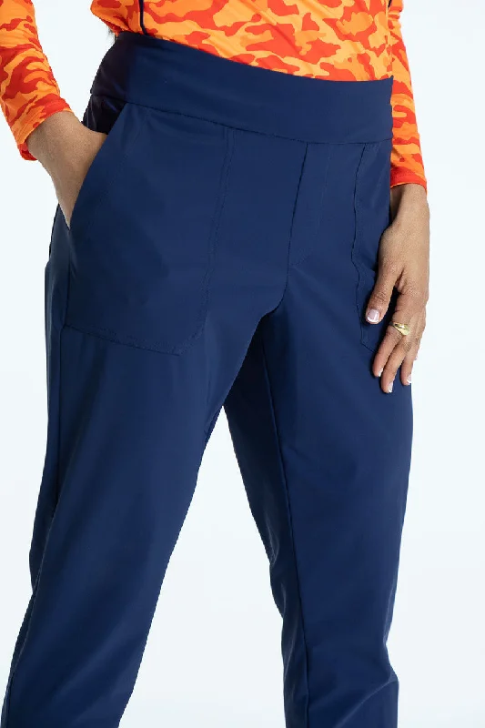 Tailored and Trim Golf Jogger Pants - Navy Blue - FINAL SALE