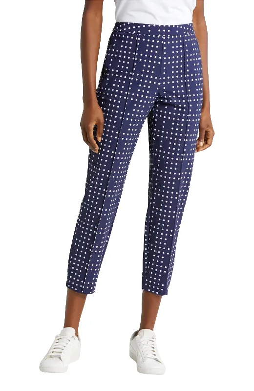 Tailored Crop Golf Pants  -  Domino Navy