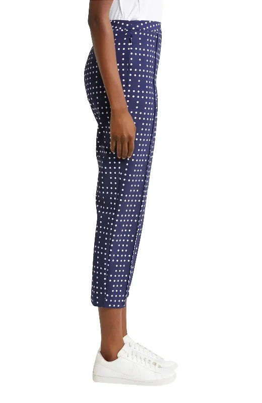 Tailored Crop Golf Pants  -  Domino Navy