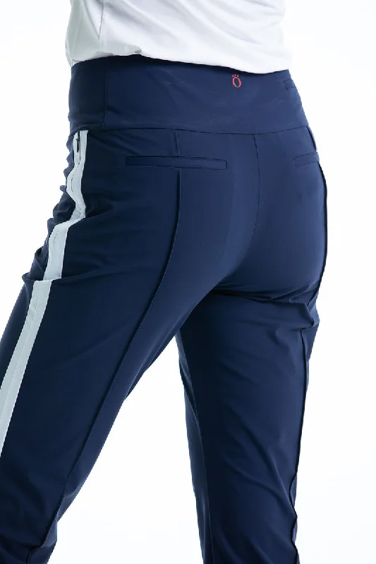 Tailored Track Golf Pants  - Navy Blue