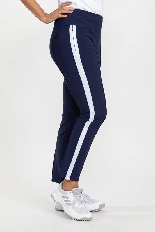 Tailored Track Golf Pants  - Navy Blue