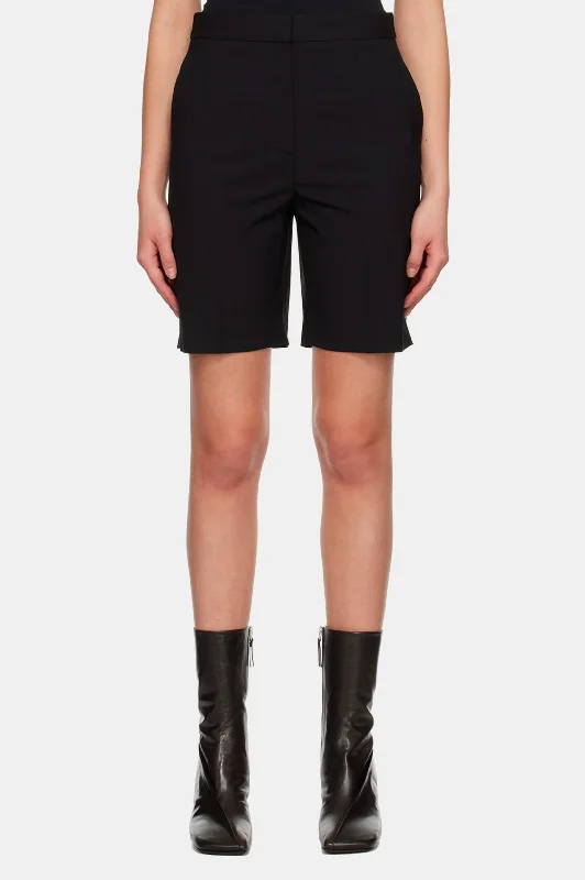 Tapered Shorts in Black