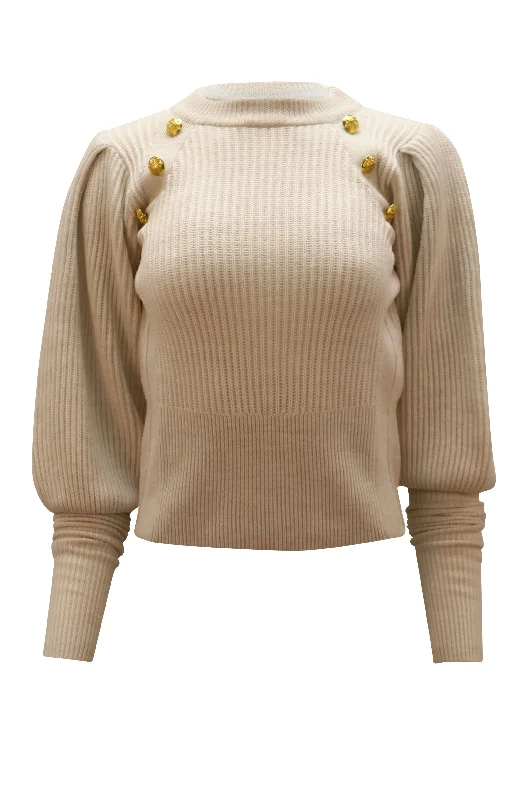 Veronica Beard Jude Sweater in White Wool