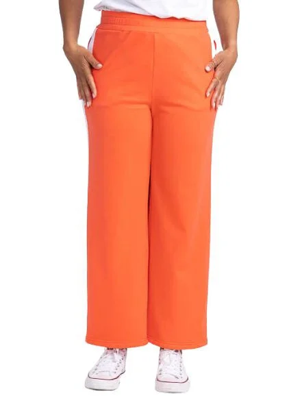 Wide Leg Crop Pants - Coral Red - FINAL SALE