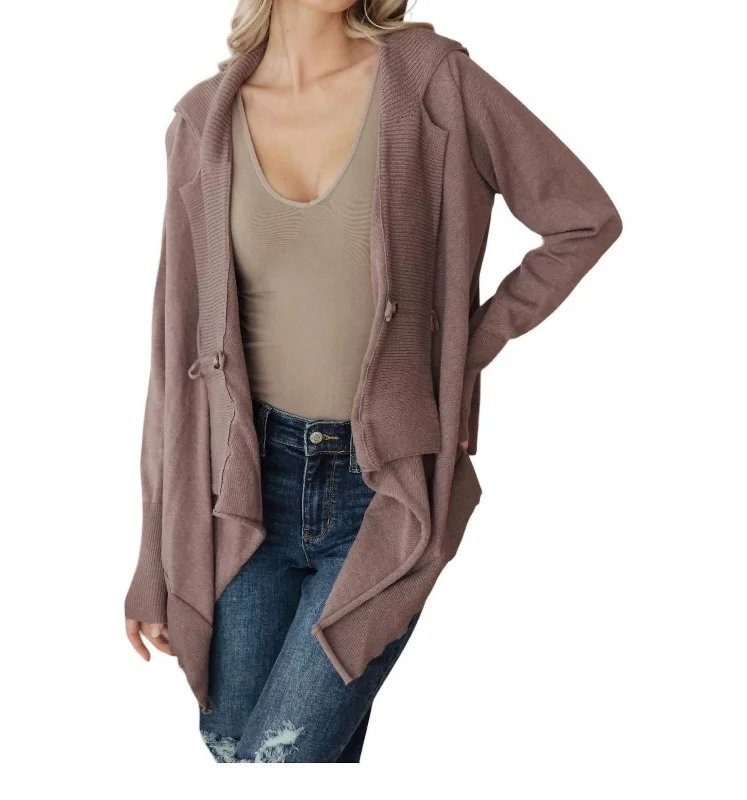 You've Got Options Cardigan In Mocha