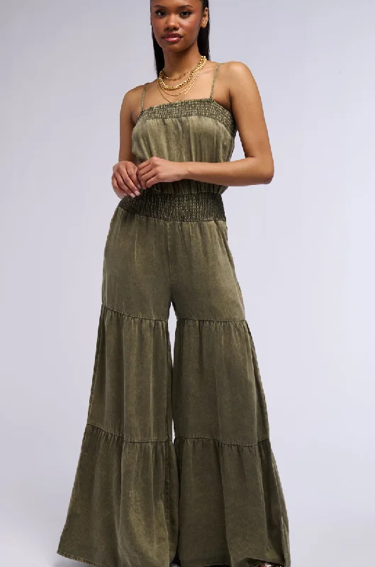 AMIRI WASHED WIDE LEG JUMPSUIT