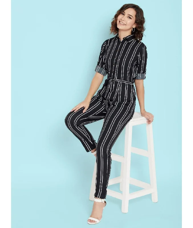 XS / Black and White Striped